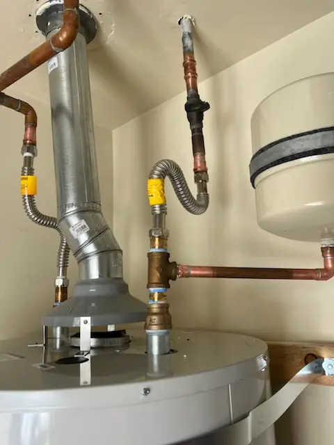 Water heater installation and plumbing repair in Flicksville